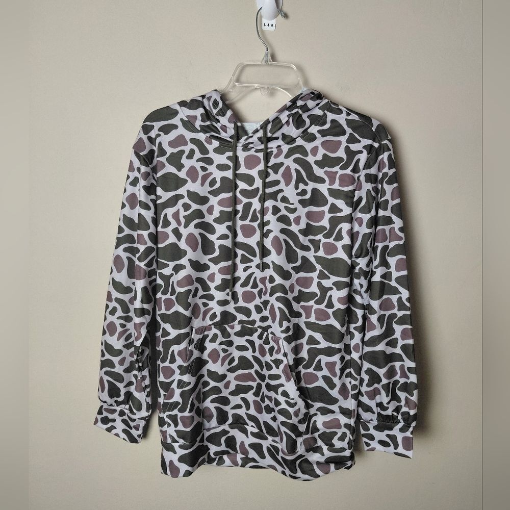 NEW ROSA CLOTHING Hoodie Duck Camo Oversized Comfy